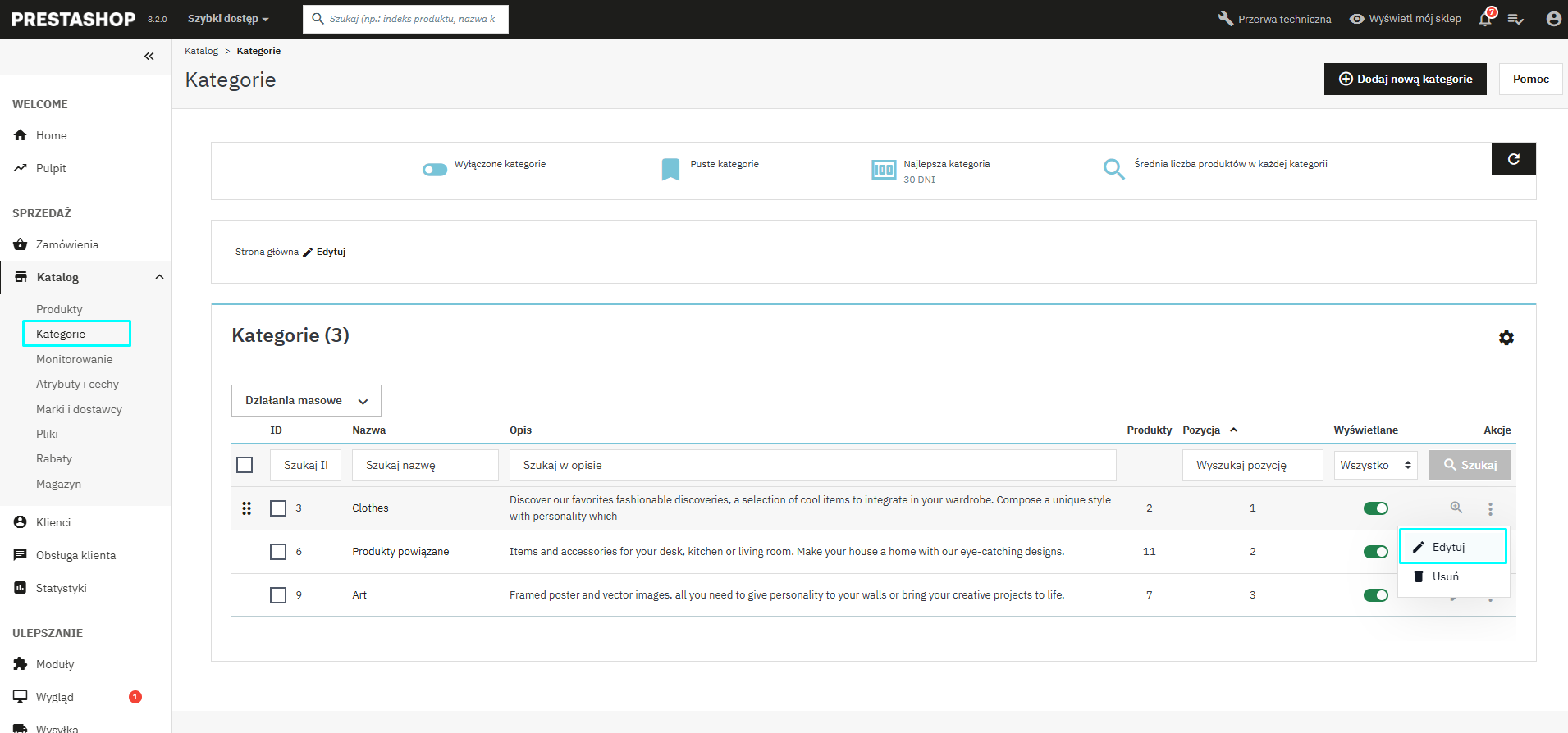 Kategorie użytkowników w PrestaShop